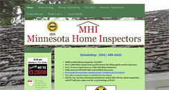 Desktop Screenshot of minnesotahomeinspectors.com